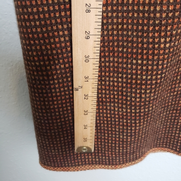 Beautiful Wool Long Coat Piazza Sempione Sweater Cardigan Duster Topcoat Medium - Picture 6 of 7